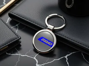 Rays Portachiavi Lusso Metallo Acciaio Premium